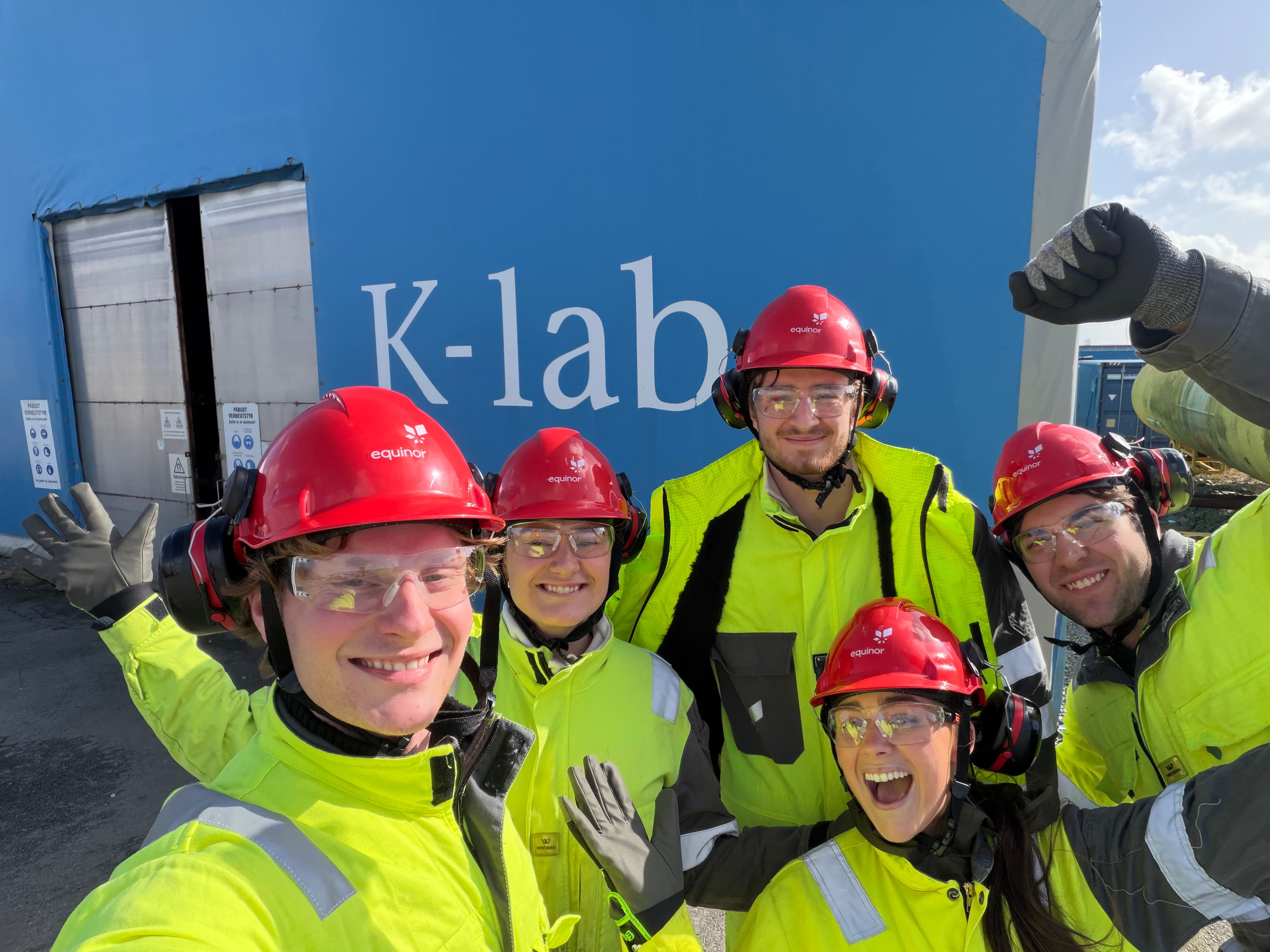 Saro Robotics team in the field